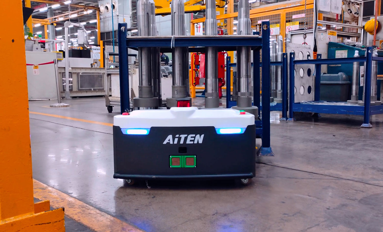 350vip浦京集团官网AGV机器人助企业复工